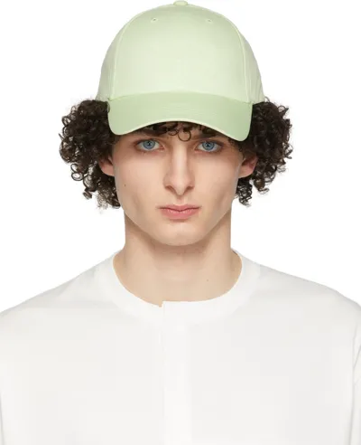 Y-3 Logo-print Cotton-blend Cap In Almoslime