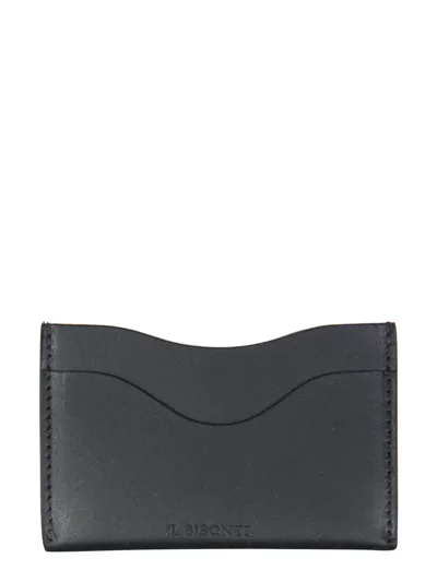 Il Bisonte Orion Card Holder In Black