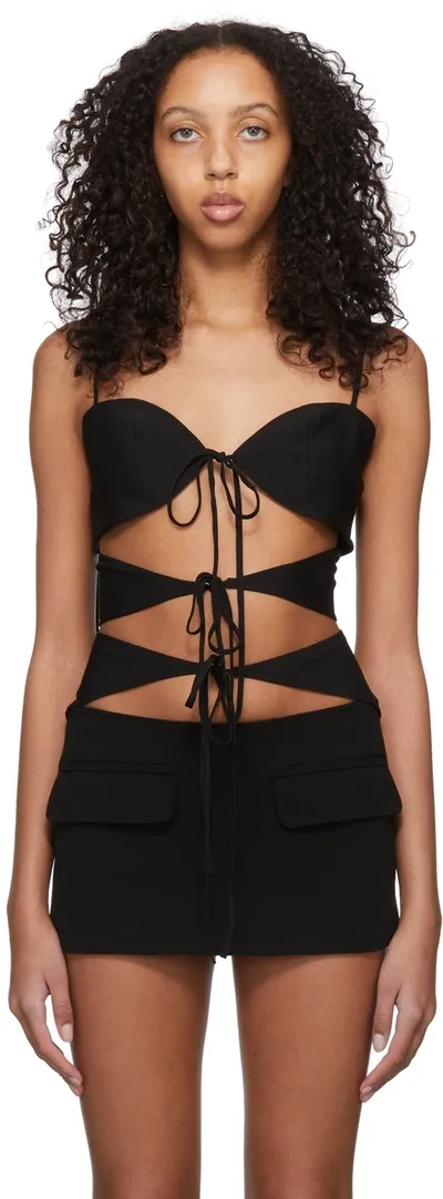 Lado Bokuchava Black Shibari Camisole