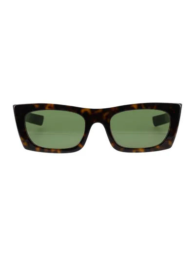 Retrosuperfuture Tortoiseshell Fred Sunglasses In Green