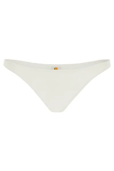 Tropic Of C High-waisted Bikini Bottom In White