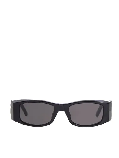 Palm Angels Angel Rectangular Frame Sunglasses In Black