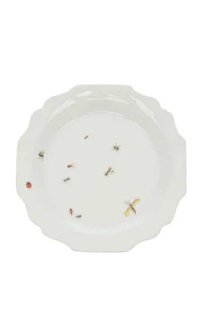 Giambattista Valli Home Painted Porcelain Dessert Plate In Multi