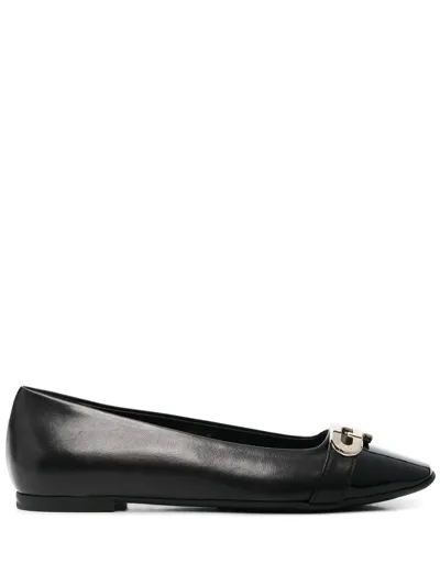 Furla Ballet Flats In Black