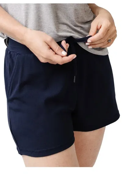 Cozy Earth Pajama Shorts In Navy