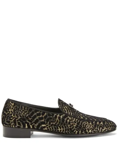 Giuseppe Zanotti Gz Rudolph Loafers In Black