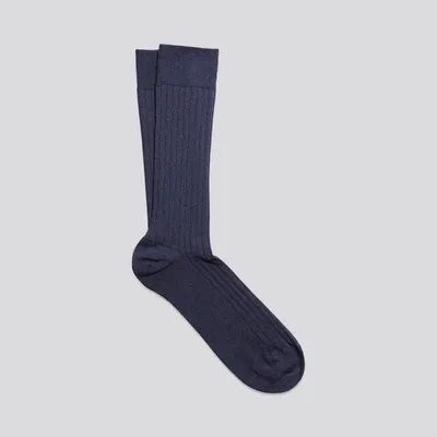 Asket The Merino Sock Dark Navy