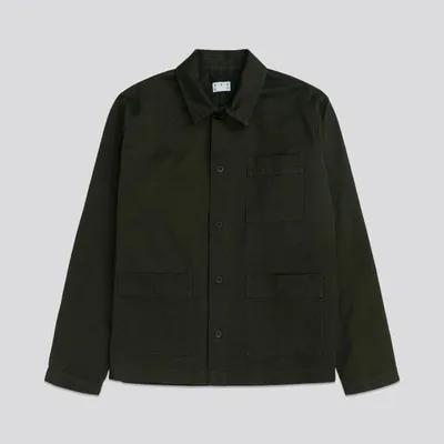 Asket The Overshirt Khaki Green