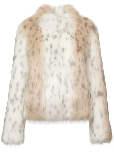 Unreal Fur Wild Dream Faux-fur Jacket In White