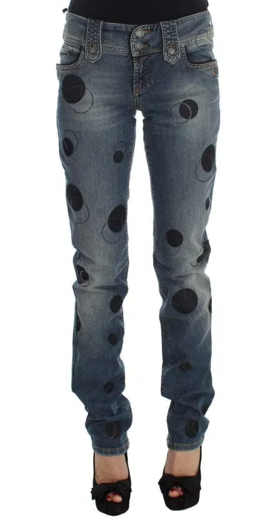 John Galliano Slim Fit Jeans In Blue