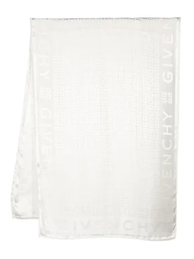 Givenchy 4g Monogram-jacquard Silk Scarf