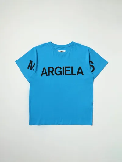 Mm6 Maison Margiela T-shirt  Kids In Blue