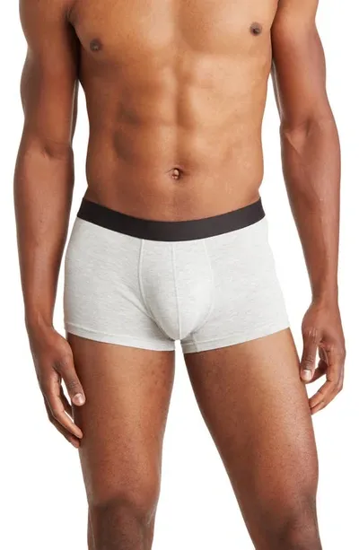 Meundies Stretch Trunks In Heather Grey