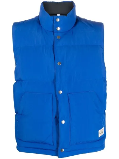 Stussy Reversible Down Work Gear Vest In Royal