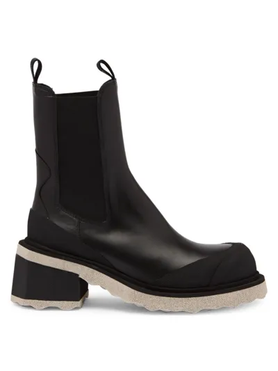 Off-white Women's Sponge Chelsea Boots In Black Sand