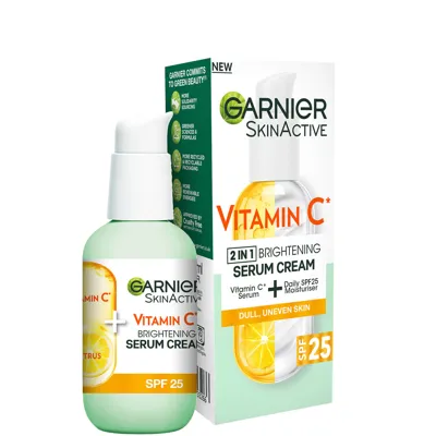 Garnier Vitamin C Serum Cream With 20% Vitamin C And Spf25 50ml