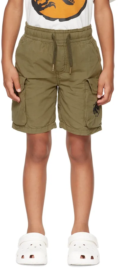 Molo Kids Khaki Jurassic World Edition Argod Shorts In 8308 Vegetation