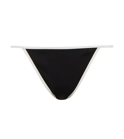 Sir Claude Bikini Bottoms In Black / Ivory