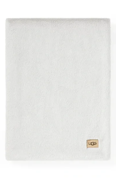 Ugg Marcella Faux Fur Throw Blanket In Stone