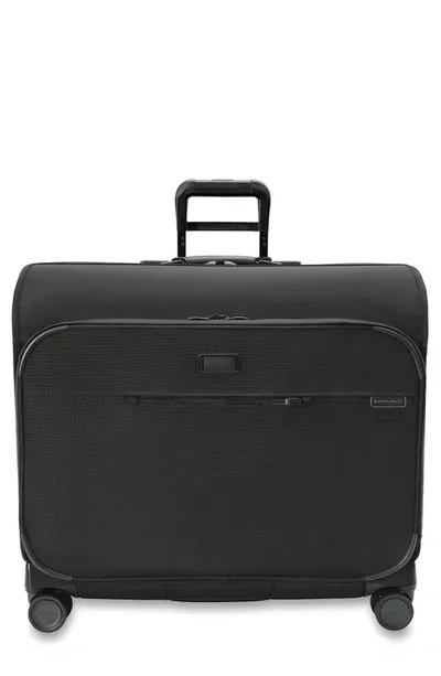 Briggs & Riley Men's Baseline Deluxe Wardrobe Spinner Suitcase In Black