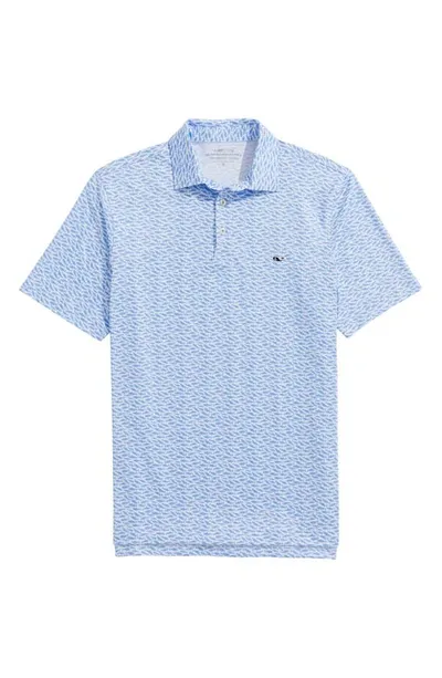 Vineyard Vines Vinetard Vines Sankaty Regular Fit Polo Shirt In Bluff Fish