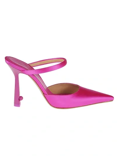 Off-white Pop Lollipop High Pointed Mul In Fuchsia