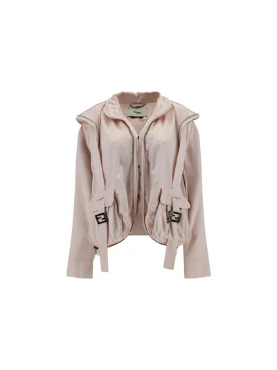 Fendi Blouson In White