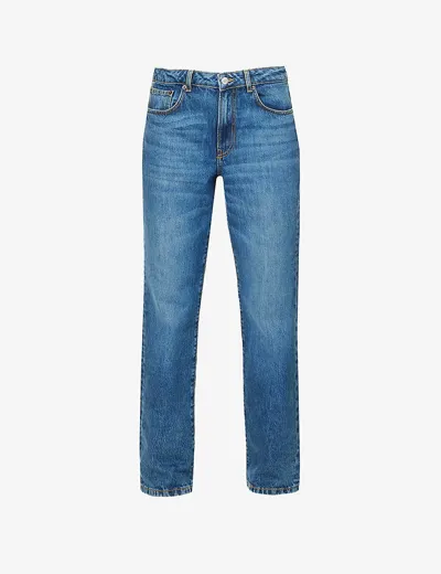 Jeanerica Niagra Straight-leg Jeans In Medium Wash