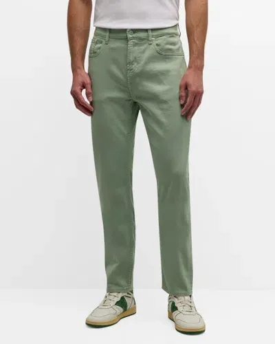 7 For All Mankind The Slimmy Slim Fit Jeans In Celadon Green