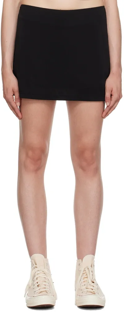 Saturdays Surf Nyc Black Alici Miniskirt