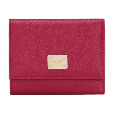 Dolce & Gabbana Dauphine Wallet In Cyclamen