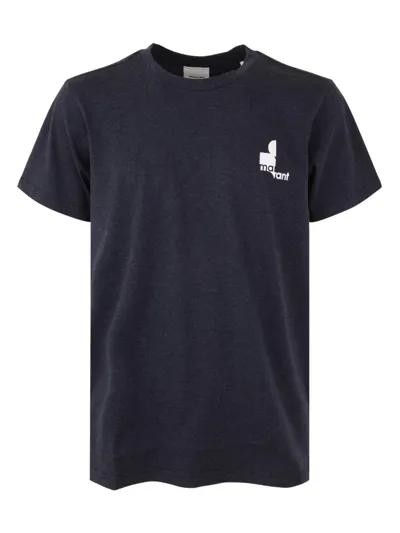 Isabel Marant Navy Zafferh T-shirt In Black