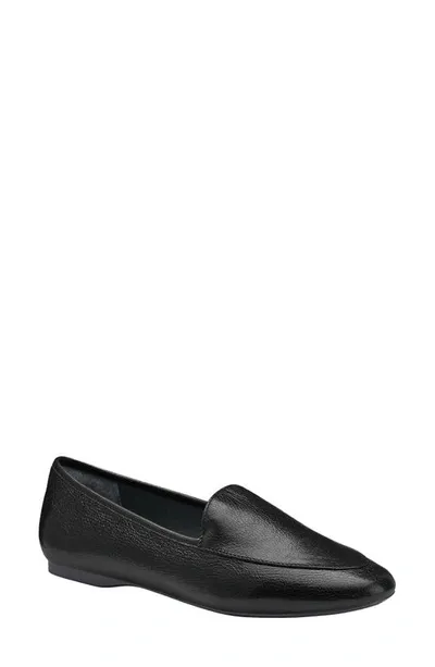 Birdies Vesper Flat In Noir Leather