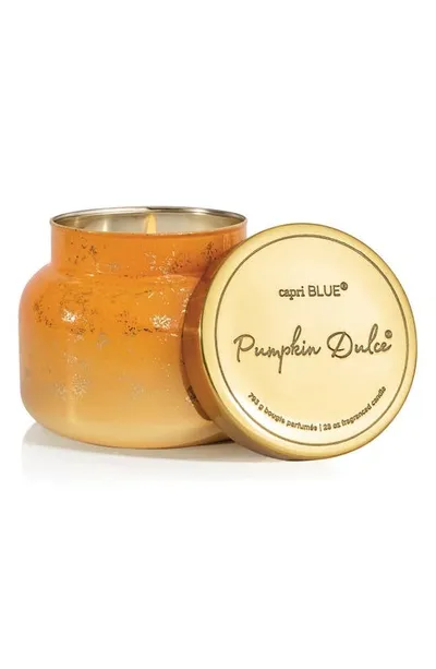 Capri Blue Pumpkin Dulce Oversize Jar Candle In Gold