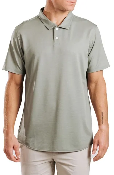 Western Rise Limitless Merino Polo Shirt In Sage