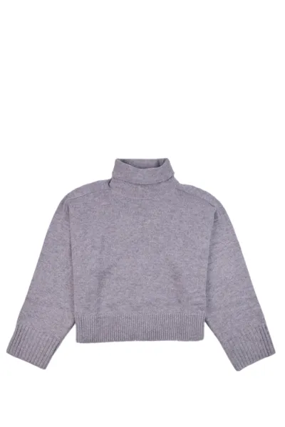 Loulou Studio Sweater In Heather Grey