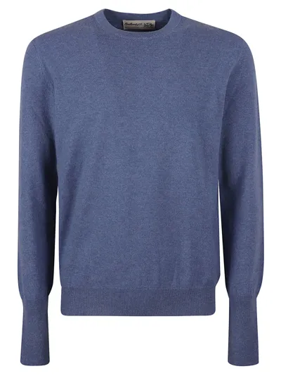 Ballantyne Roll Neck Pullover In Blue