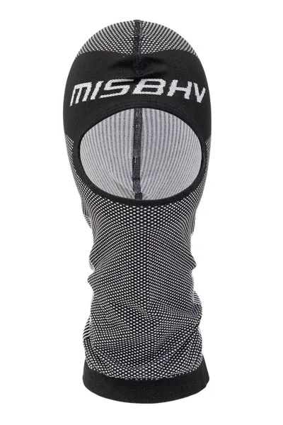 Misbhv Logo Intarsia-knit Balaclava In Grey