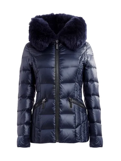 Dawn Levy Women's Nikki Hooded Down Puffer Jacket In Abyss