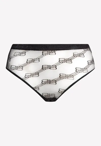 Balenciaga Bb Monogram Briefs In Black