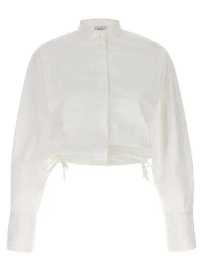 Ferragamo Cropped Shirt In White