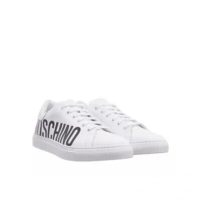 Pre-owned Moschino Schnürschuhe Weiss Neu & Ovp 1211462