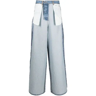 Vetements Wide-leg Denim Jeans In Blue