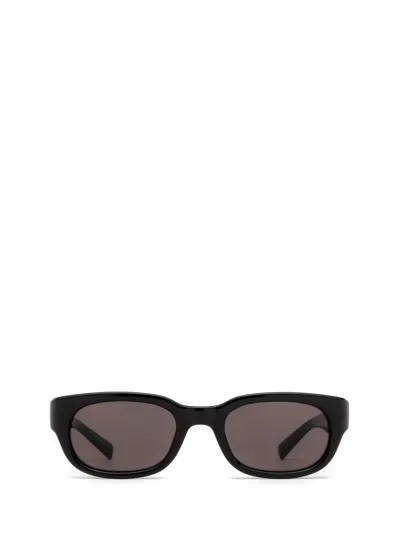 Saint Laurent Eyewear Rectangle Frame Sunglasses In Black