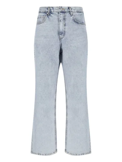 Dunst Blue Low-rise Jeans In Light Blue