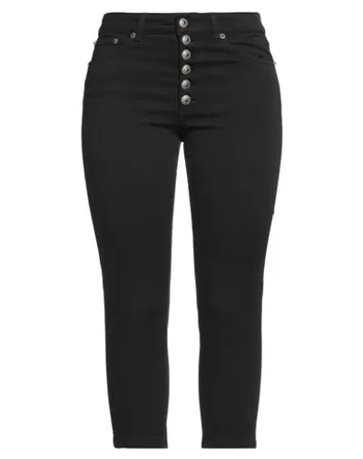 Dondup Black Stretch-cotton Denim Jeans