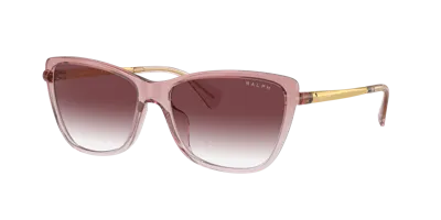 Ralph Woman Sunglasses Ra5308u In Clear Gradient Dark Violet