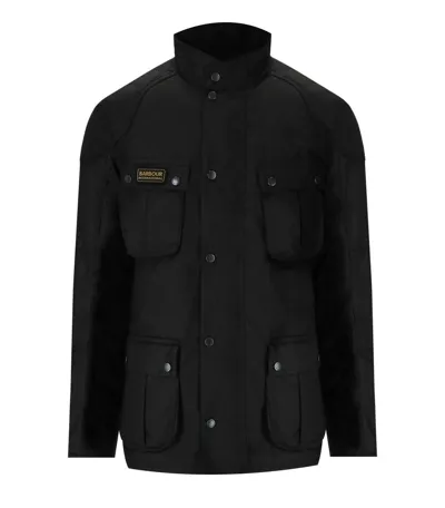 Barbour International Winter Lockseam Wax Black Jacket