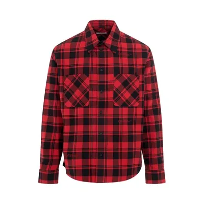 Off-white Check Shirt In Red