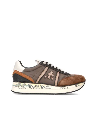 Premiata Conny Suede Sneakers In 6492brown